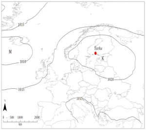 4_3_c_Ilmanpaineen_keskiarvo_päivinä